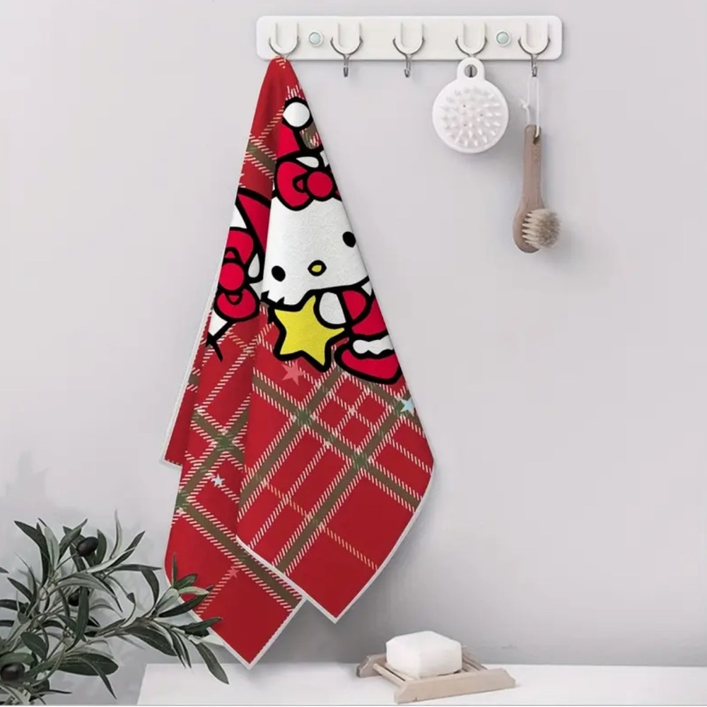 Sanrio Hello Kitty Christmas Holiday Theme Hand Towels - Picture 6 of 6